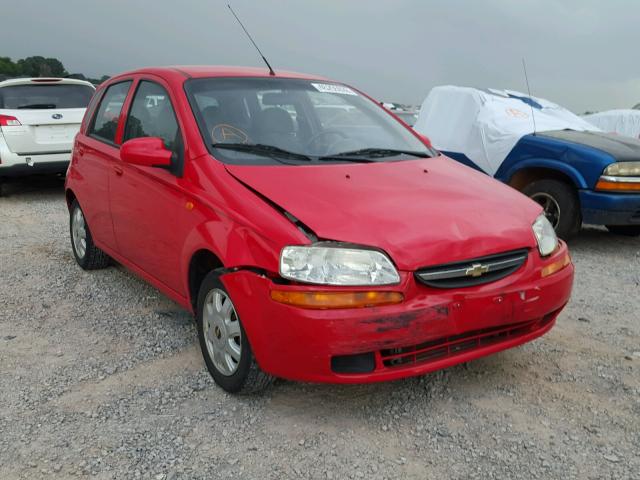 KL1TJ62674B210644 - 2004 CHEVROLET AVEO LS RED photo 1