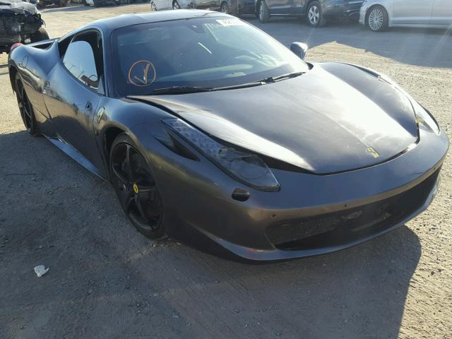 ZFF67NFA9C0184542 - 2012 FERRARI 458 ITALIA GRAY photo 1