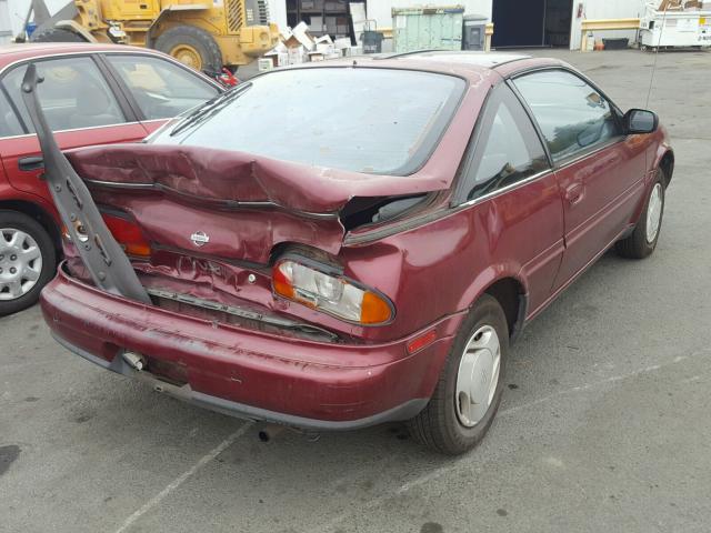 JN1EB36C5PU202079 - 1993 NISSAN NX 1600 RED photo 4