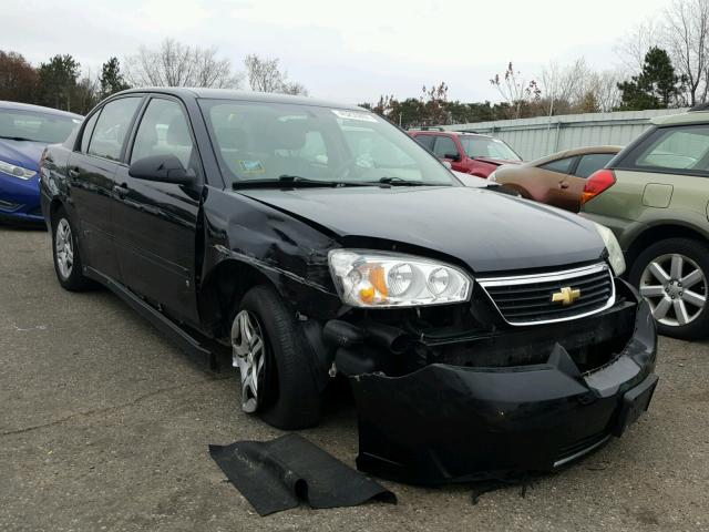 1G1ZS58F97F187729 - 2007 CHEVROLET MALIBU LS BLACK photo 1
