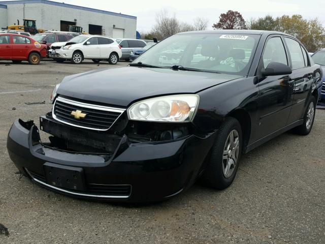 1G1ZS58F97F187729 - 2007 CHEVROLET MALIBU LS BLACK photo 2