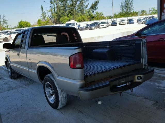 1GCCS19W418157649 - 2001 CHEVROLET S TRUCK S1 TAN photo 3