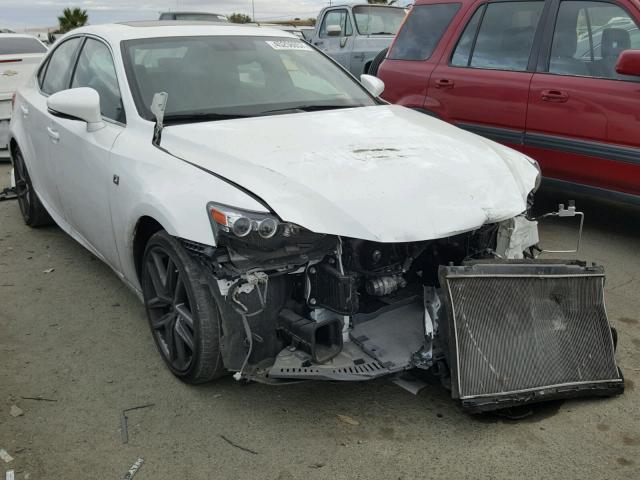 JTHBF1D22F5057903 - 2015 LEXUS IS 250 WHITE photo 1