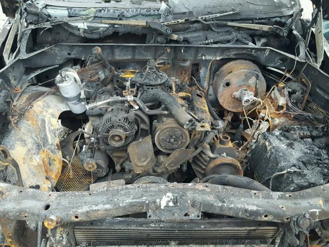 1B7GL22X3YS758460 - 2000 DODGE DAKOTA GREEN photo 7