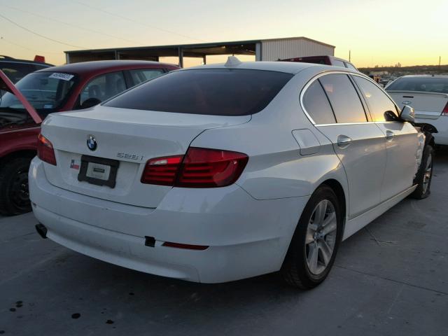 WBAFR1C53BDS36082 - 2011 BMW 528 I WHITE photo 4