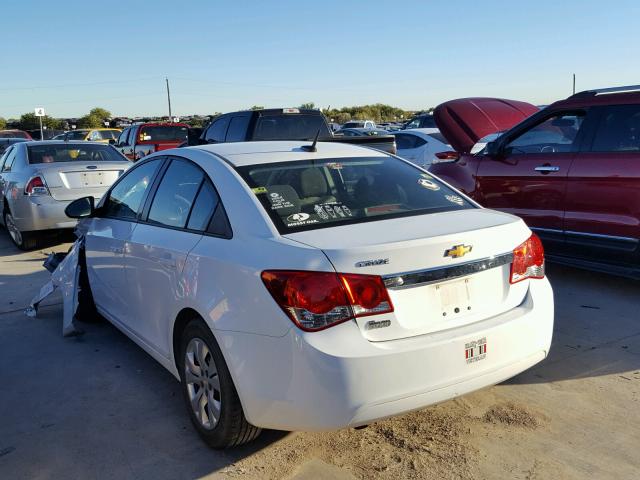 1G1PA5SHXD7252887 - 2013 CHEVROLET CRUZE WHITE photo 3