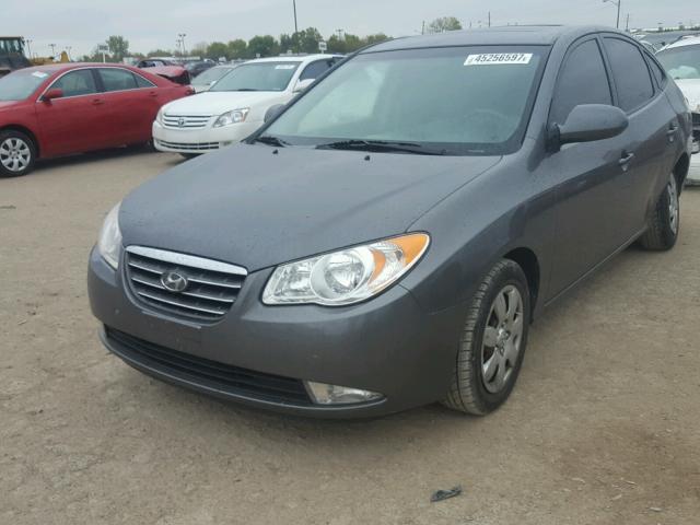 KMHDU46D07U197094 - 2007 HYUNDAI ELANTRA GL GRAY photo 2