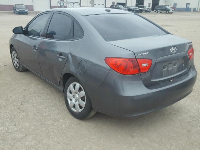 KMHDU46D07U197094 - 2007 HYUNDAI ELANTRA GL GRAY photo 3