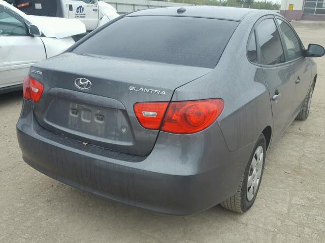 KMHDU46D07U197094 - 2007 HYUNDAI ELANTRA GL GRAY photo 4