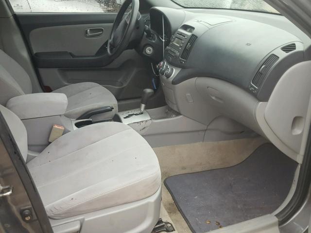 KMHDU46D07U197094 - 2007 HYUNDAI ELANTRA GL GRAY photo 5