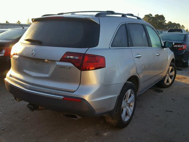 2HNYD2H22BH502591 - 2011 ACURA MDX SILVER photo 4