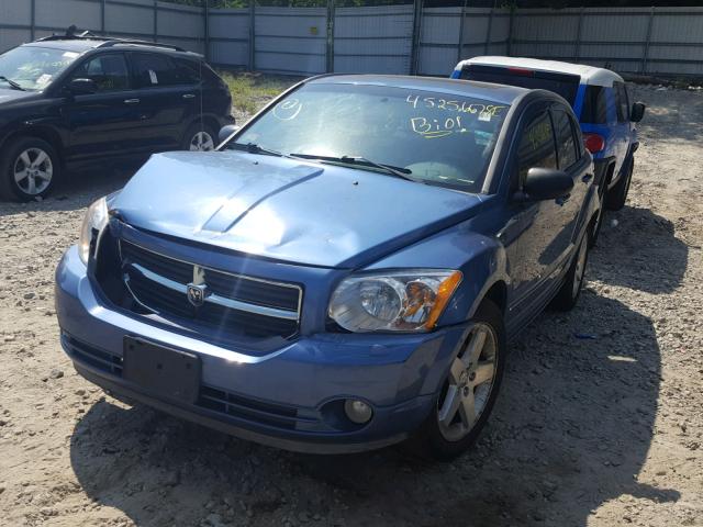 1B3HB78K77D165611 - 2007 DODGE CALIBER R/ BLUE photo 2