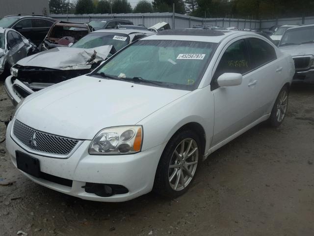 4A32B3FF0CE023654 - 2012 MITSUBISHI GALANT ES WHITE photo 2