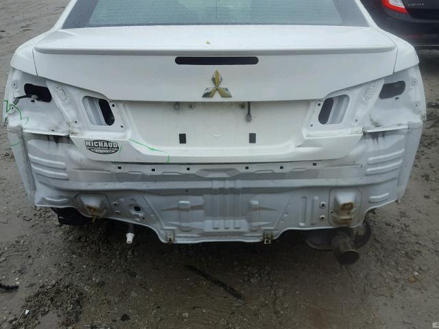 4A32B3FF0CE023654 - 2012 MITSUBISHI GALANT ES WHITE photo 9