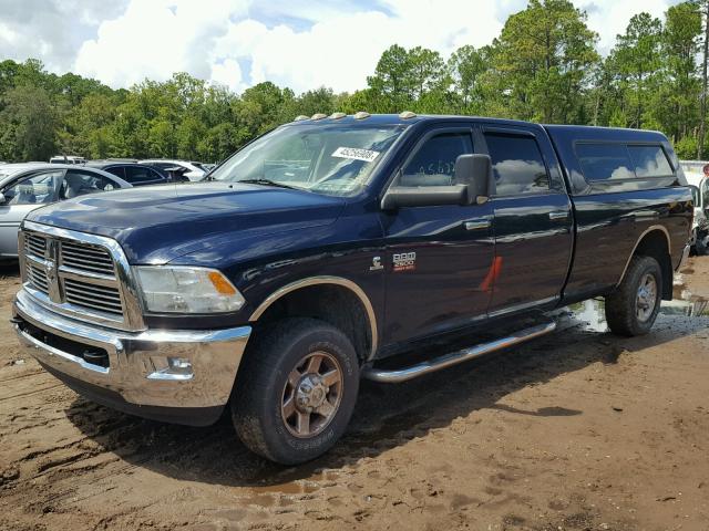 3C6UD5JL8CG327376 - 2012 DODGE RAM 2500 S BLUE photo 2