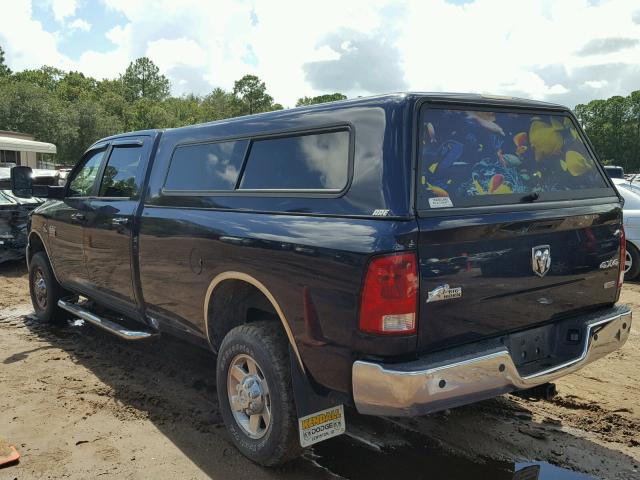 3C6UD5JL8CG327376 - 2012 DODGE RAM 2500 S BLUE photo 3