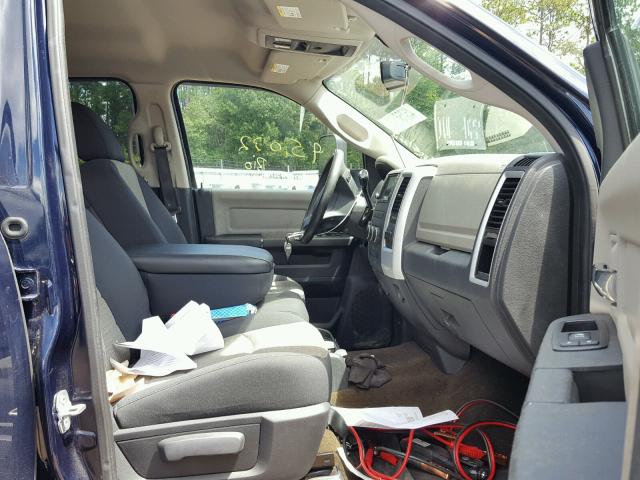 3C6UD5JL8CG327376 - 2012 DODGE RAM 2500 S BLUE photo 5