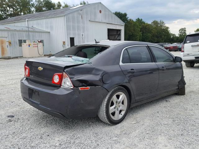 1G1ZA5E16BF338840 - 2011 CHEVROLET MALIBU LS ნაცრისფერი ფოტო 4