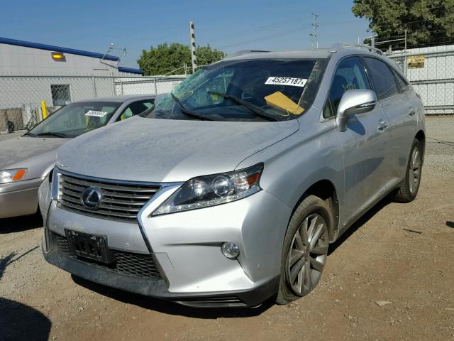 2T2ZK1BAXEC139946 - 2014 LEXUS RX 350 SILVER photo 2