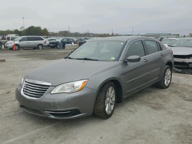 1C3CCBAB1CN212675 - 2012 CHRYSLER 200 LX GRAY photo 2