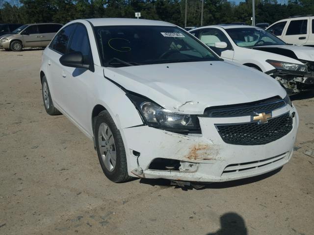 1G1PC5SH0C7404300 - 2012 CHEVROLET CRUZE LS WHITE photo 1