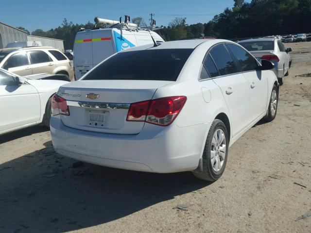 1G1PC5SH0C7404300 - 2012 CHEVROLET CRUZE LS WHITE photo 4