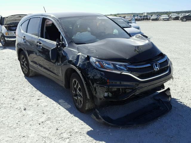 5J6RM3H44GL024776 - 2016 HONDA CR-V SE BLACK photo 1