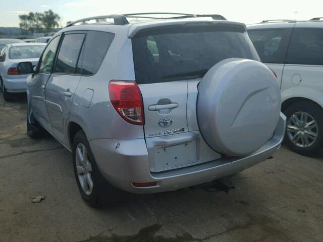 JTMBK31V375029519 - 2007 TOYOTA RAV4 SILVER photo 3