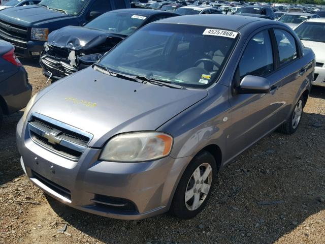 KL1TD56617B075502 - 2007 CHEVROLET AVEO BASE Gri fotoğraf 2