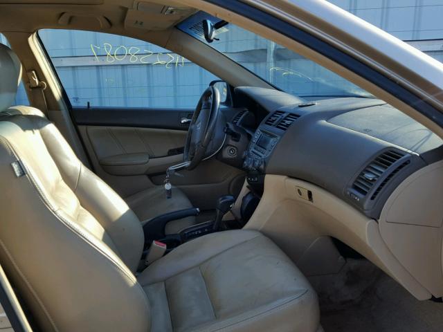 1HGCM66516A042429 - 2006 HONDA ACCORD TAN photo 5