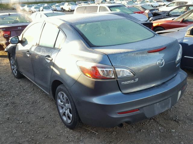 JM1BL1U77D1785081 - 2013 MAZDA 3 SILVER photo 3