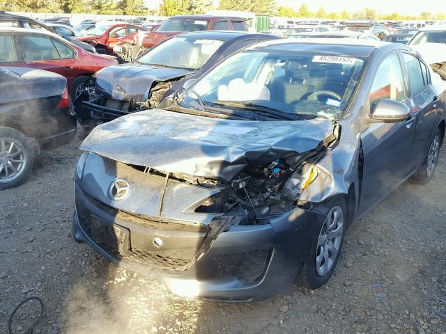 JM1BL1U77D1785081 - 2013 MAZDA 3 SILVER photo 9