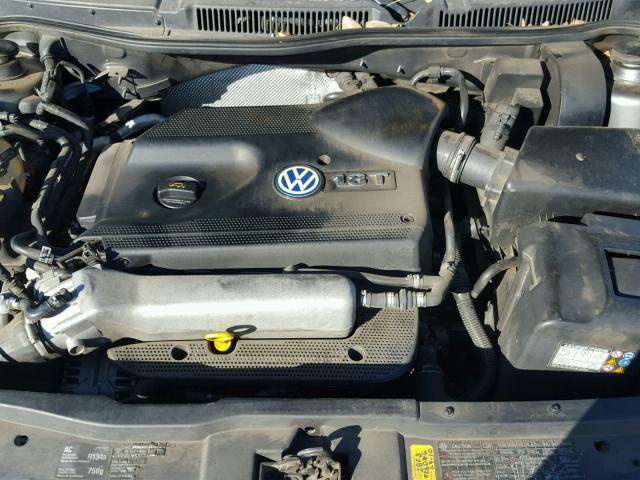 3VWSE69M33M167177 - 2003 VOLKSWAGEN JETTA GLS CHARCOAL photo 7