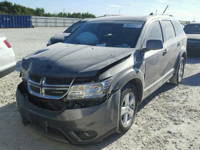 3C4PDCBG1CT159342 - 2012 DODGE JOURNEY SX GRAY photo 2