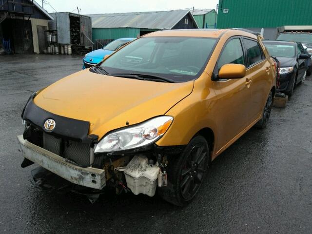 2T1GE40E29C002984 - 2009 TOYOTA COROLLA MA GOLD photo 2