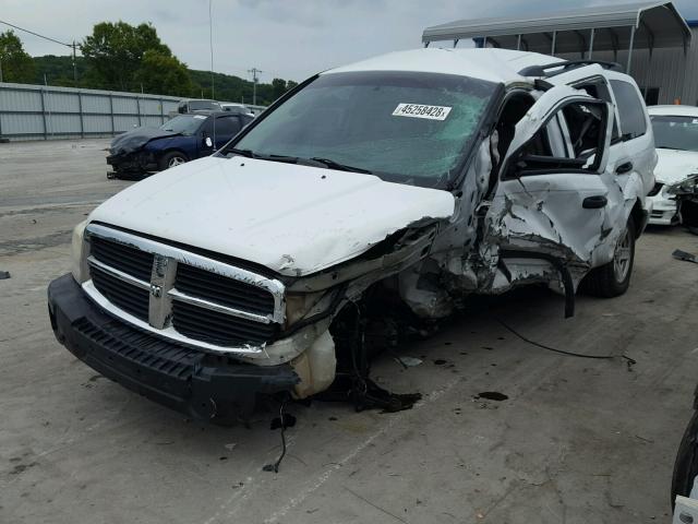 1D4HB48N46F126052 - 2006 DODGE DURANGO SL WHITE photo 2