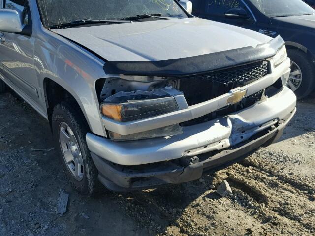 1GCDSCD98A8106513 - 2010 CHEVROLET COLORADO L SILVER photo 9