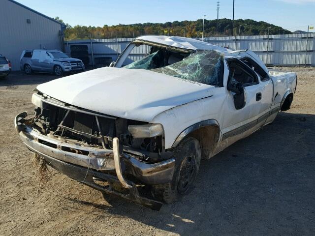 1GCEK19T51E123526 - 2001 CHEVROLET SILVERADO WHITE photo 2