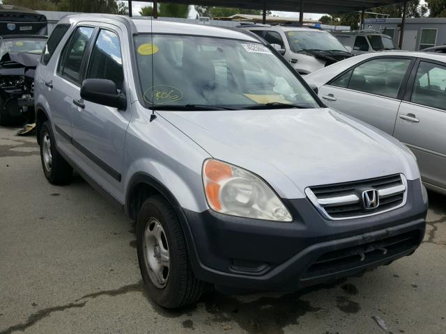 JHLRD68542C025406 - 2002 HONDA CR-V LX SILVER photo 1