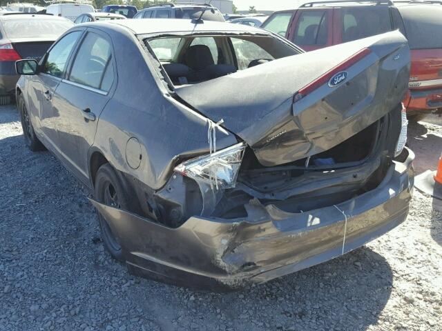 3FAHP0HA1AR424192 - 2010 FORD FUSION SE GRAY photo 3