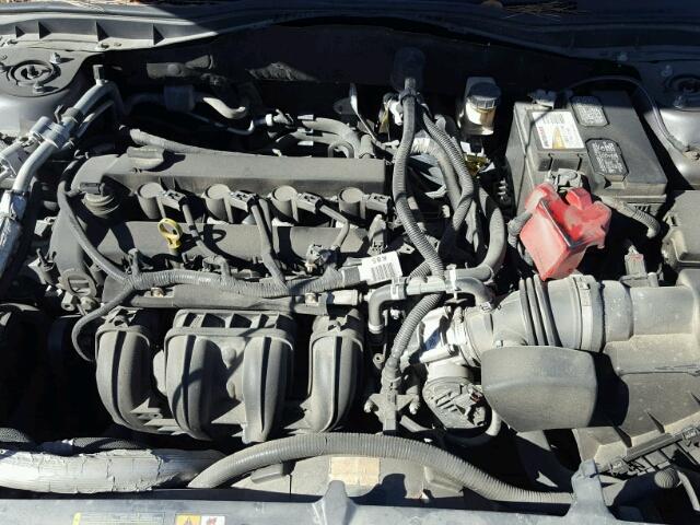 3FAHP0HA1AR424192 - 2010 FORD FUSION SE GRAY photo 7