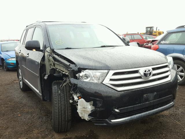 5TDDK3EH9CS115368 - 2012 TOYOTA HIGHLANDER BLACK photo 1