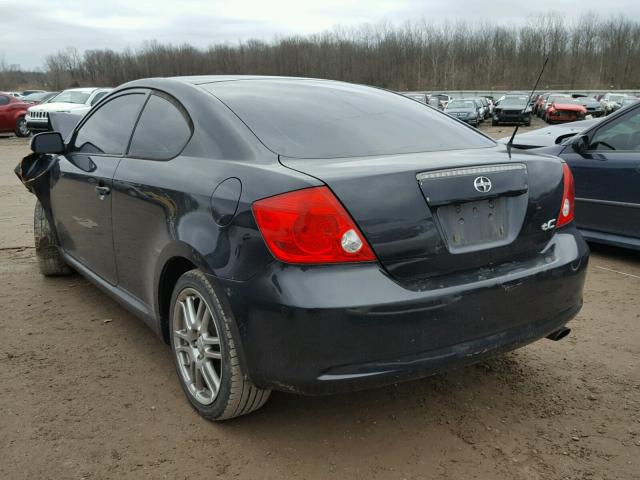 JTKDE177070158482 - 2007 TOYOTA SCION TC 黑色 照片 3