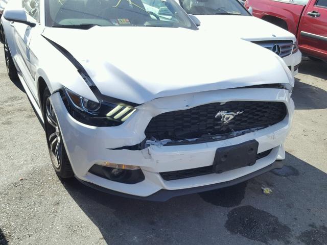 1FA6P8TH1H5202596 - 2017 FORD MUSTANG WHITE photo 9