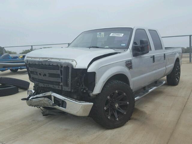 1FTWW30R98EB90548 - 2008 FORD F350 GRAY photo 2