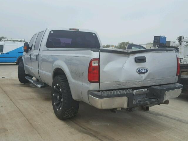 1FTWW30R98EB90548 - 2008 FORD F350 GRAY photo 3