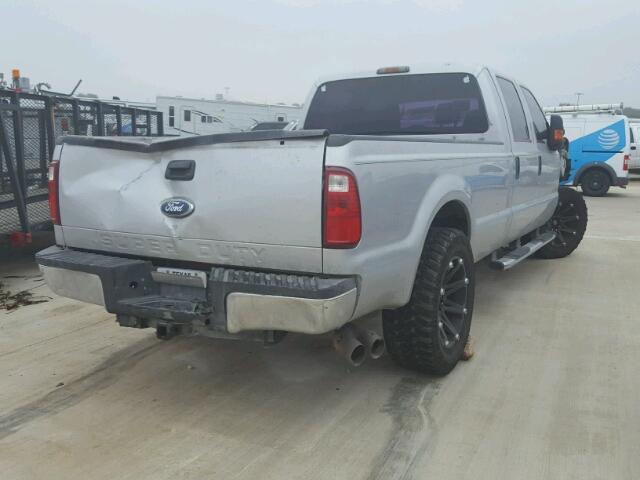 1FTWW30R98EB90548 - 2008 FORD F350 GRAY photo 4