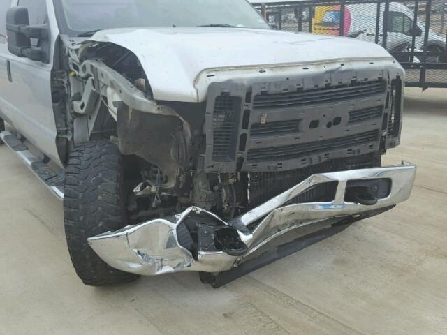 1FTWW30R98EB90548 - 2008 FORD F350 GRAY photo 9