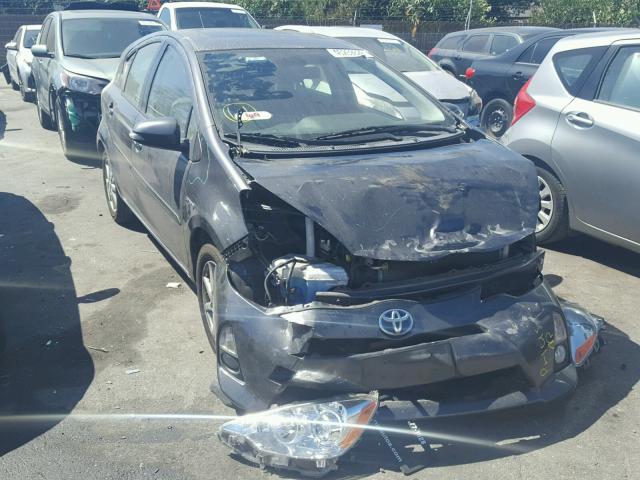 JTDKDTB31D1041792 - 2013 TOYOTA PRIUS C GRAY photo 1