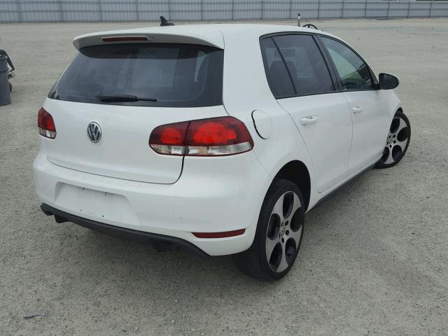 WVWGD7AJ2BW113628 - 2011 VOLKSWAGEN GTI WHITE photo 4